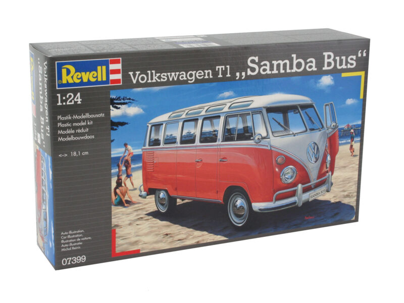 Volkswagen T1 Samba Bus Modellbausatz 1:24 - Revell 07399 – Bild 3