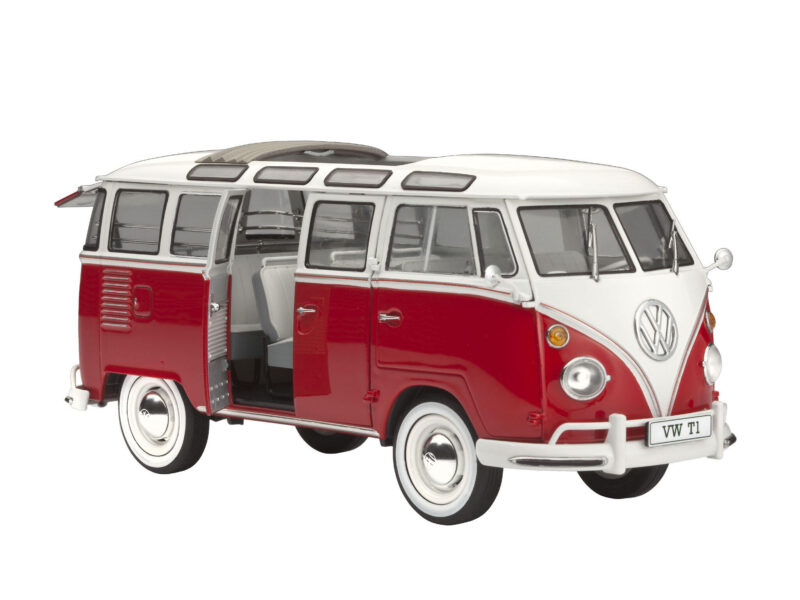 Volkswagen T1 Samba Bus Modellbausatz 1:24 - Revell 07399 – Bild 2