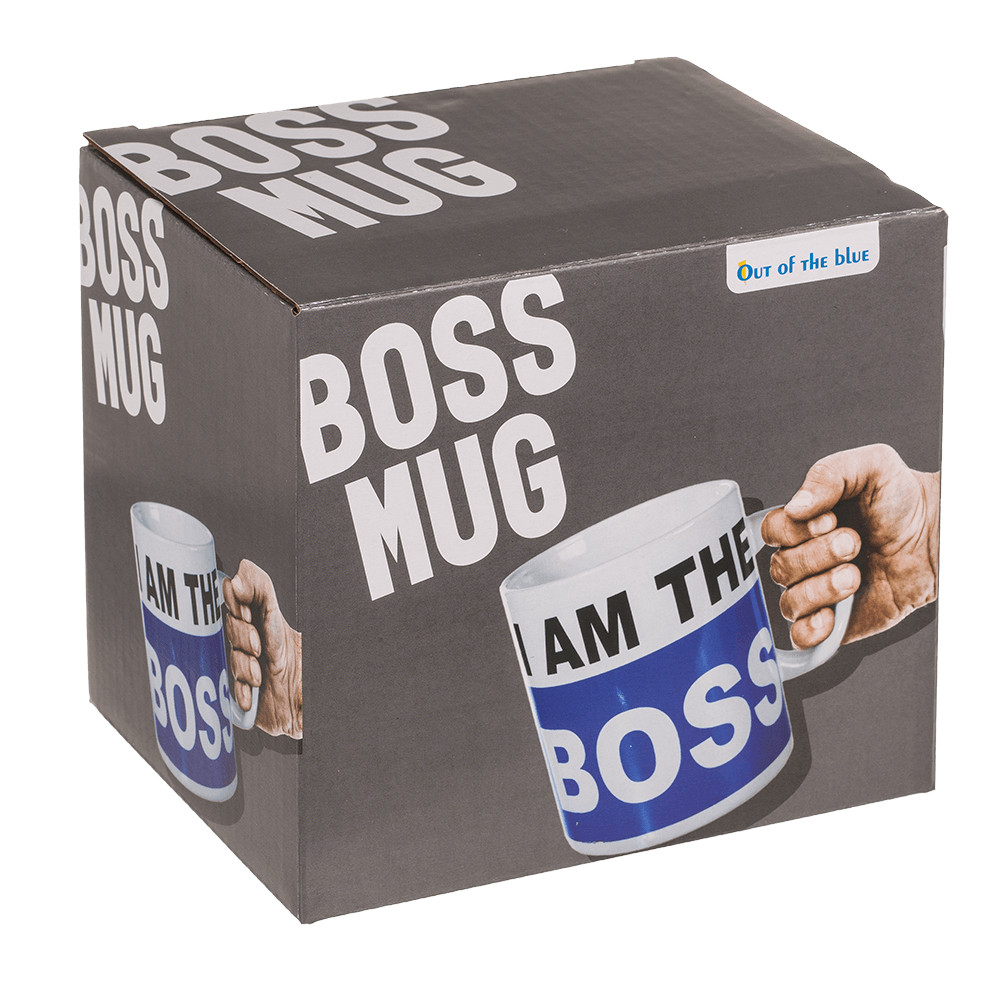 I am the Boss Tasse XXL - 850 ml 13x11 cm - Out of the Blue – Bild 2