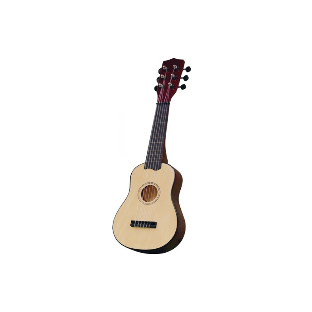 Stimmbare Gitarre aus Holz 55cm-Ideal für Kinder-6 stimmbare Saiten Noten 