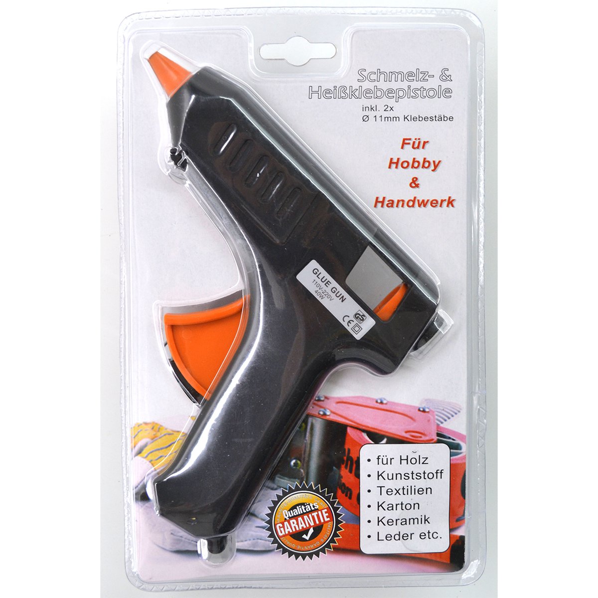 Heißklebepistole Heißklebegerät Klebepistole bis 8 mm Klebesticks 220V 10W