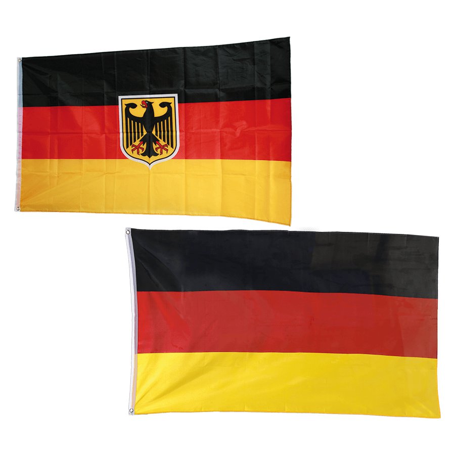 Deutschlandflagge mit Metallösen 90x150cm - Timmi Spielwaren Onlineshop