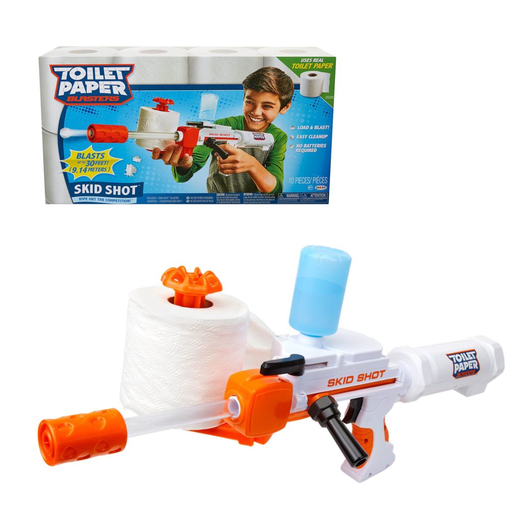 Toilet Paper Blaster Skid Shot Toilettenpapier Blaster jakks Pacific