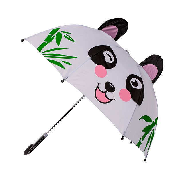 Kinderregenschirm Panda Bär Ø 70cm Regenschirm für Kinder Stockschirm Schirm NEU 