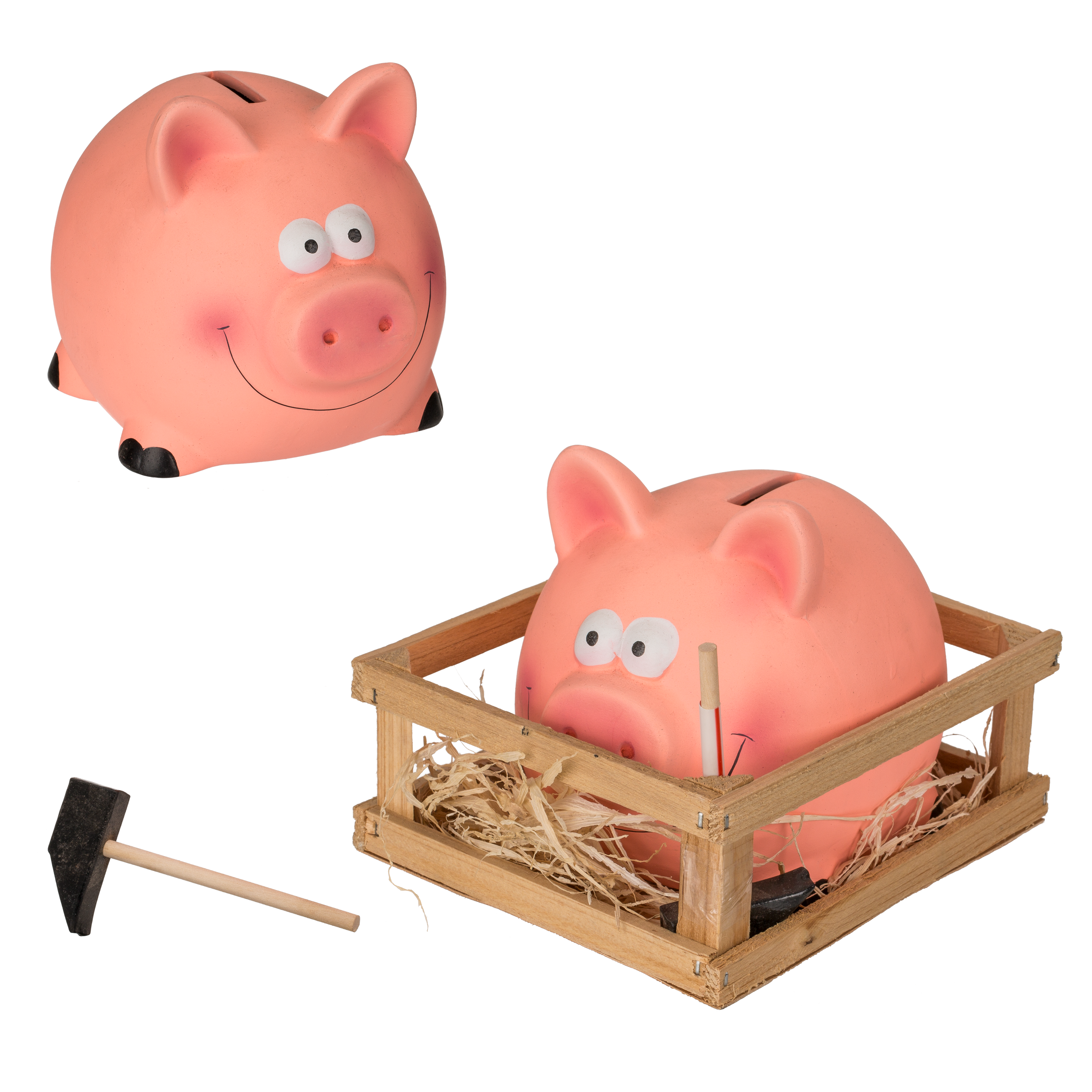 Sparschwein NEU 1 St Spardose Schwein mit Schlüssel
