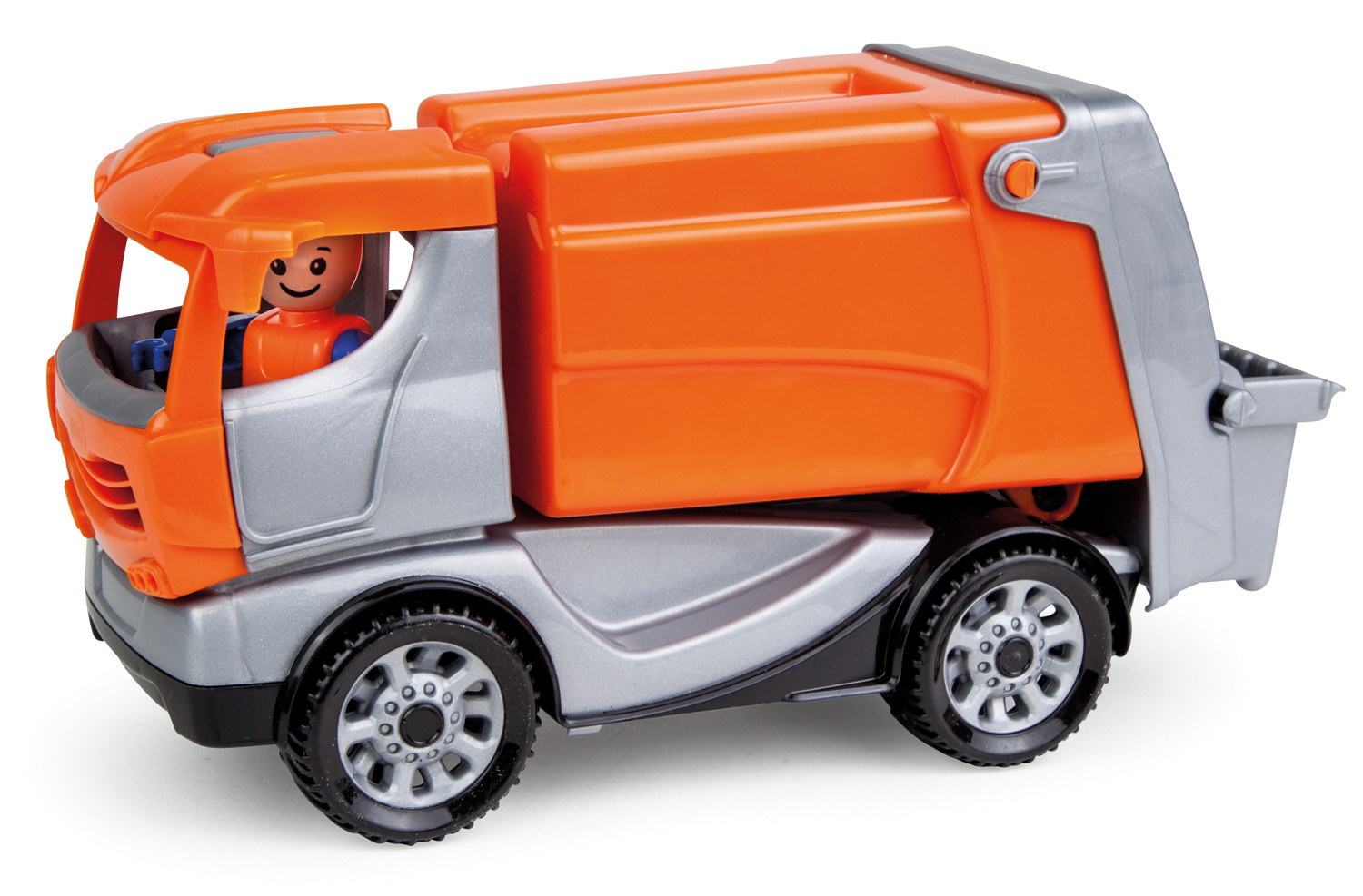Müllauto Spielzeug LENA® Truckies Müllwagen Figur Verzinkte Stahlachsen 25cm 