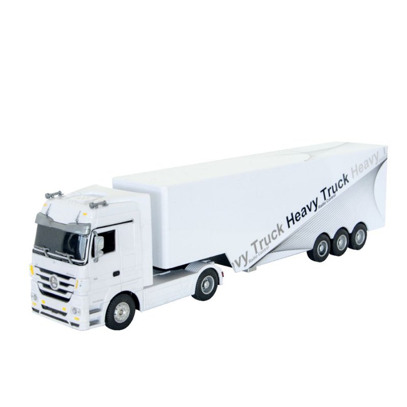 RC LKW Mercedes-Benz Actros 1:32 50cm weiß 2.4 GHz Licht & Sound