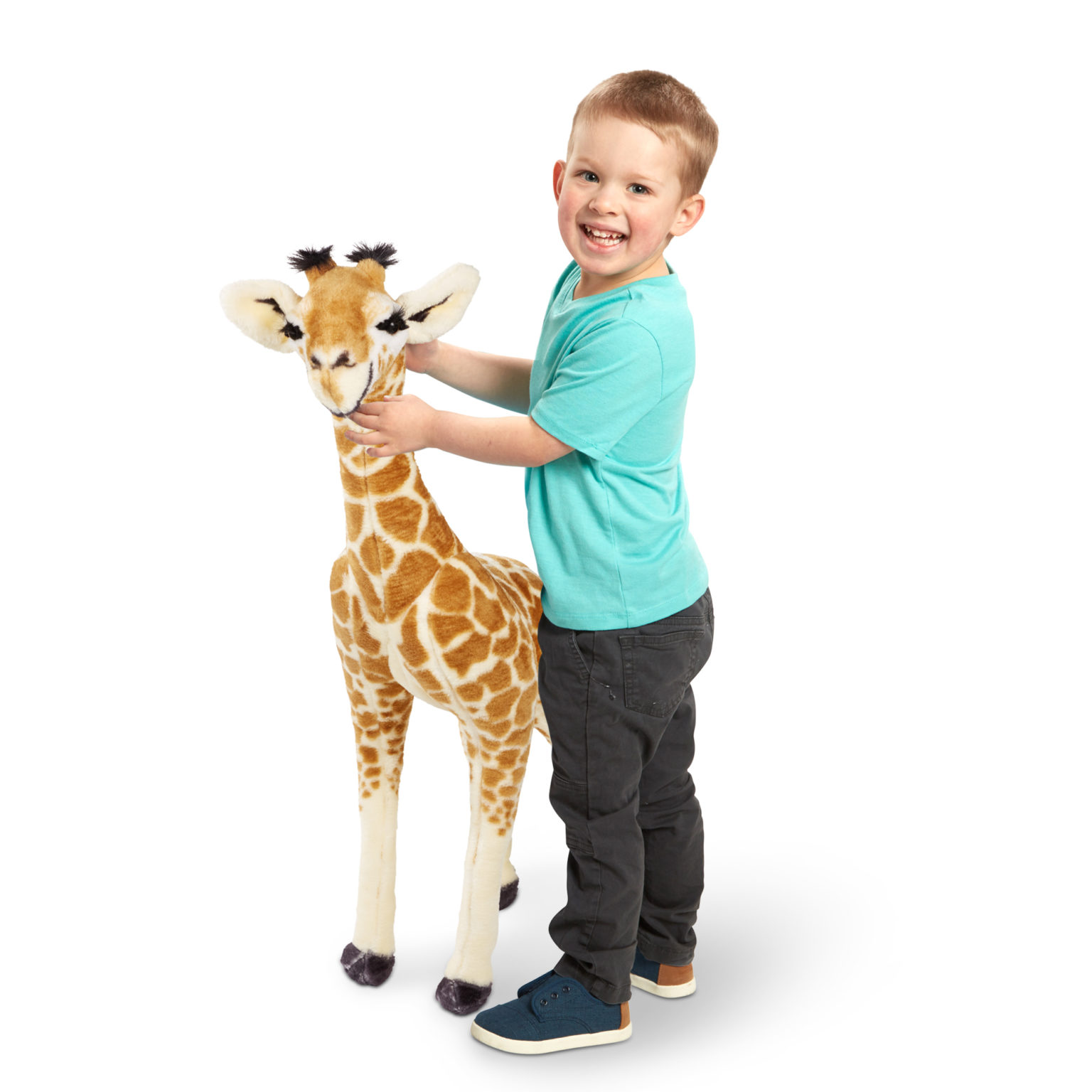 XL Plüsch Stofftier Giraffe 85cm stehend - Melissa & Doug 30431 - Timmi