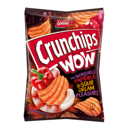 Chrunchips Wow PAPRIKA & SOUR CREAM 1x 110g | 10x110g