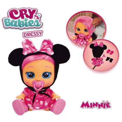 Cry Babies Dressy Disney Minnie Edition ca. 35cm - IMC Toys