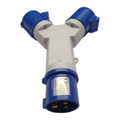 CEE 16A Caravan Verteiler CEE Stecker auf 2x CEE Buchse Campingstecker - ROWI