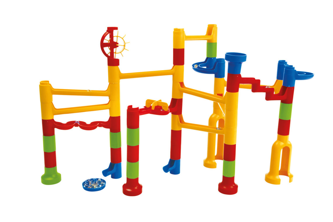 Murmelbahn Cascade Kugelbahn Speed Bausatz 68 tlg. ab 3 Jahre - Lena