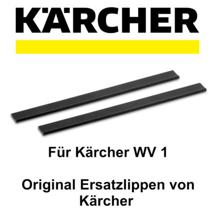 Kärcher Abziehlippe 2er Set 250mm Ersatzlippe für Fenstersauger WV1 Kärcher 2.633-128.0