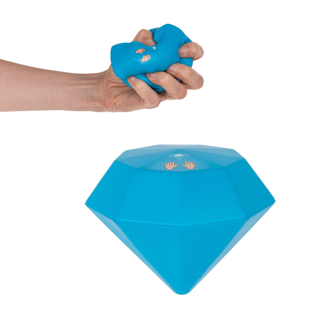 Squeeze Diamant Crypto-Stresslöser Knautschball 11cm Antistress Ball Diamond  NEU | eBay