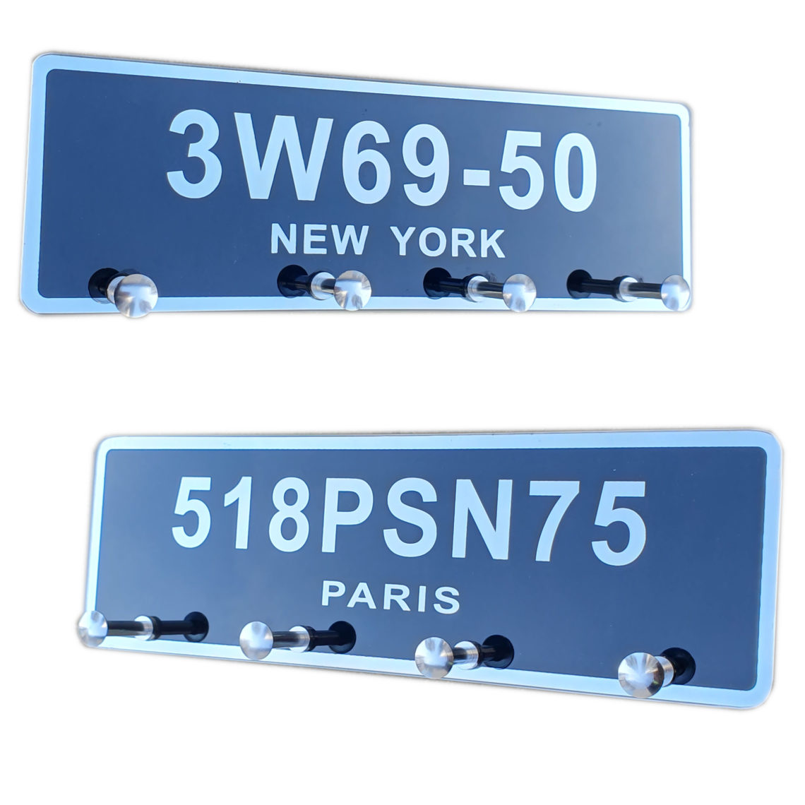 Never Forget Twin Towers 911 Gedenk-Kennzeichen - Metall, 30,5x15,2 Cm, Geprägt, New York State Replik