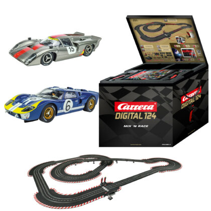 Carrera Digital 124 Mix 'n Race Volume 4 Premium-Komplettpaket 13,9 M Lola & Ford GT40