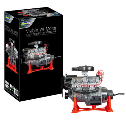 Visible V-8 Engine V8 Motor Bausatz 1:4 Funktionsmodell - Revell 00460
