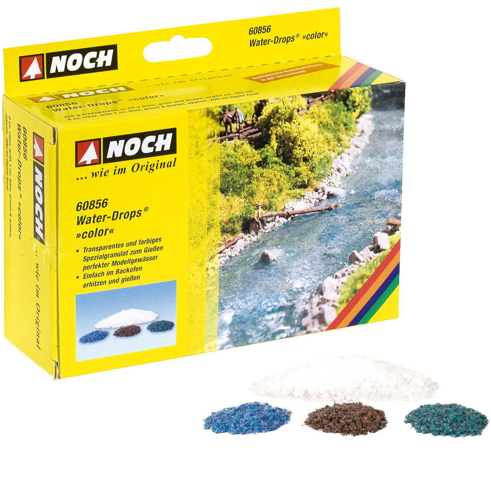 Water-Drops color Blau Braun Knstliches Wasser fr Modelleisenbahnen  325g | eBay