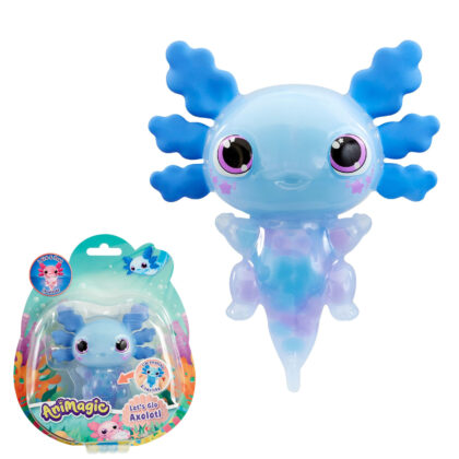 Animagic Lets Glo Axolotl Blue leuchtet im Wasser - Goliath Vivid