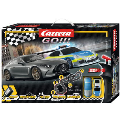 Carrera Go Starter Set Chase 'n Race Polizei Porsche 911 & Mercedes-AMG GT  5,3Meter - 20062577