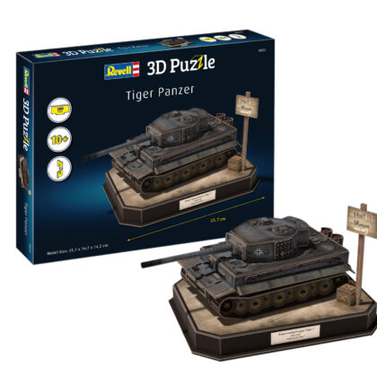 Deutscher Panzer Tiger I 3D Puzzle 25,7 cm - Revell 00252