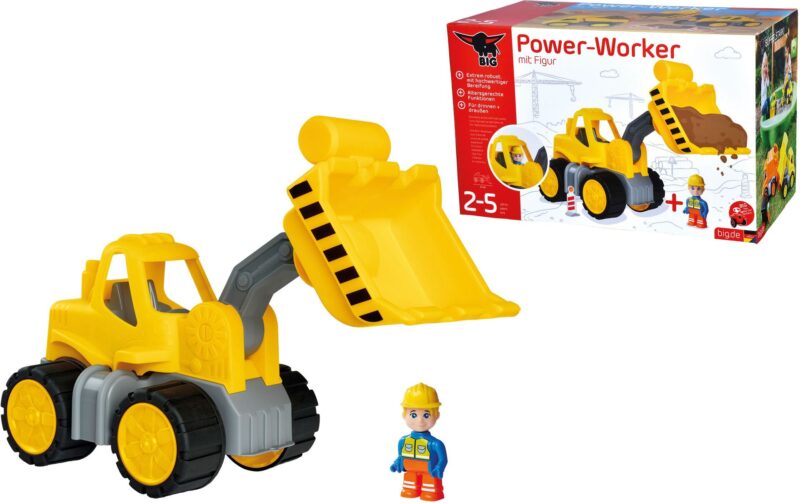 BIG Power Worker Midi Radlader Bagger 2+ 47 cm - BIG Simba 800054837 – Bild 4