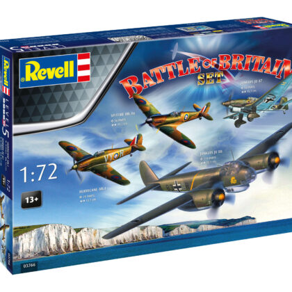Battle of Britain 85th Anniversary Set 1:72 4 Modelle ( Spitfire, Hurricane , Junkers JU 87 / 88 ) - Revell 03766