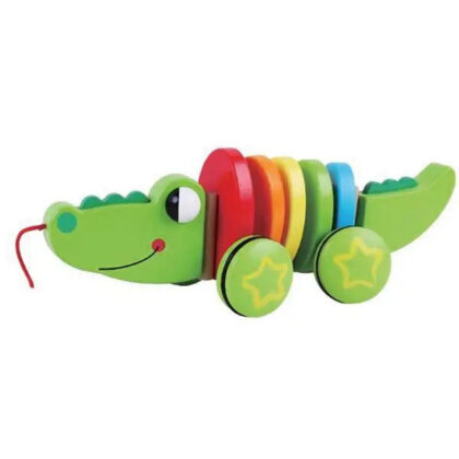 Holz Nachzieh-Krokodil 29 cm ab 24 Monate