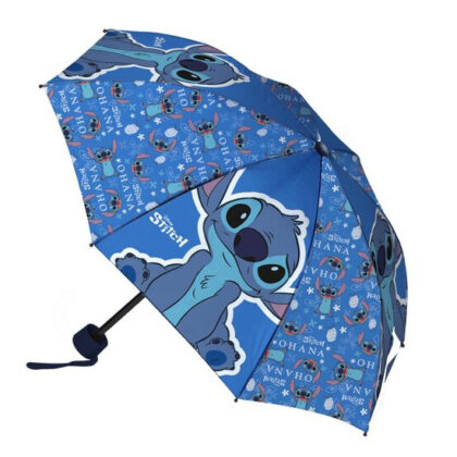 Regenschirm Taschenschirm ausziehbar Disney Stitch Blau Ø 96cm