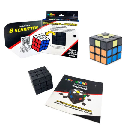 Rubik's 3x3 Coach Cube Schritt für Schritt Anleitung Zauberwürfel mit Lösungsweg - Spin Master