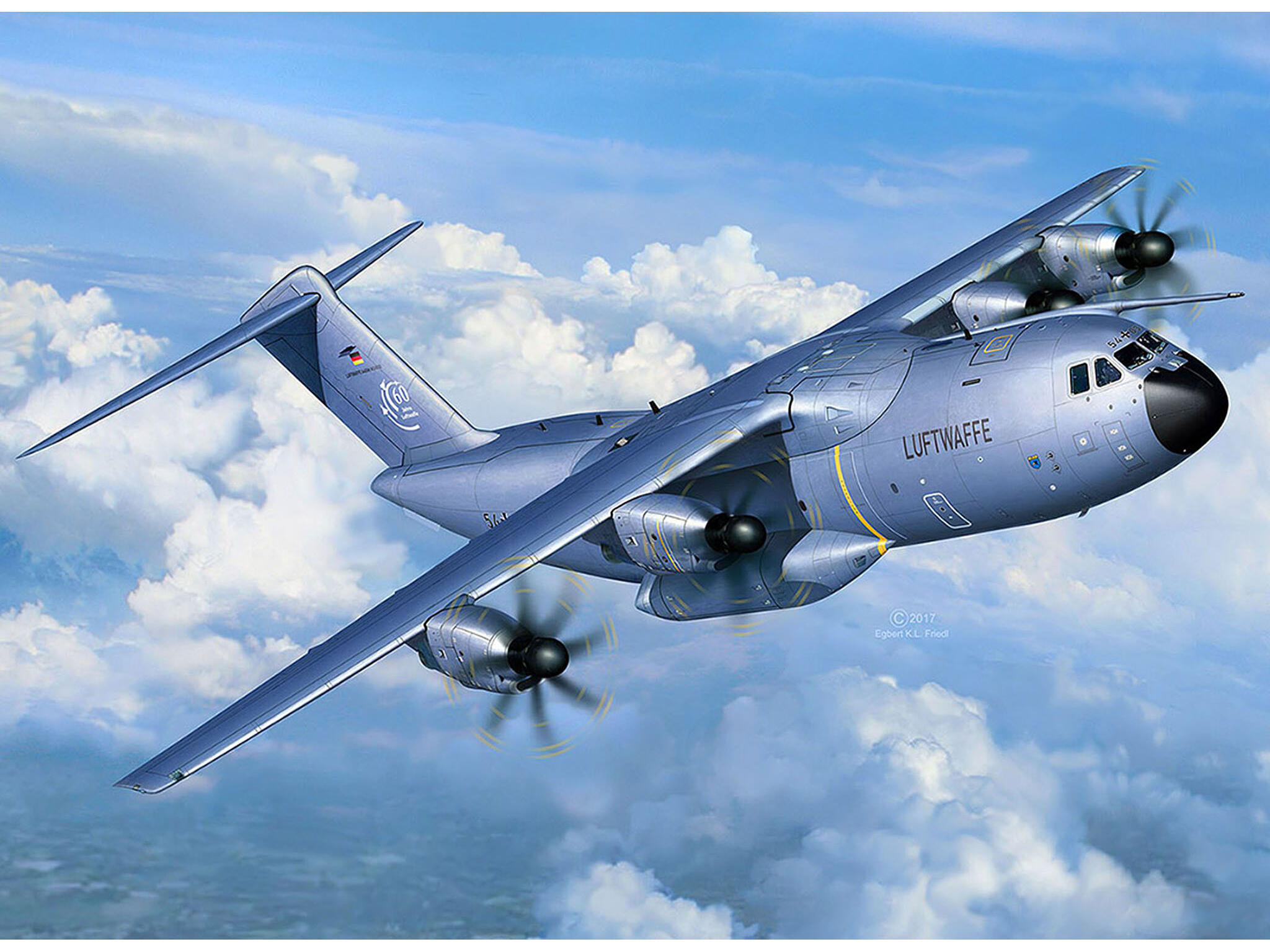 Airbus A400M "ATLAS" Modellbausatz Set 1:72 64 cm - Revell 03929 – Bild 7