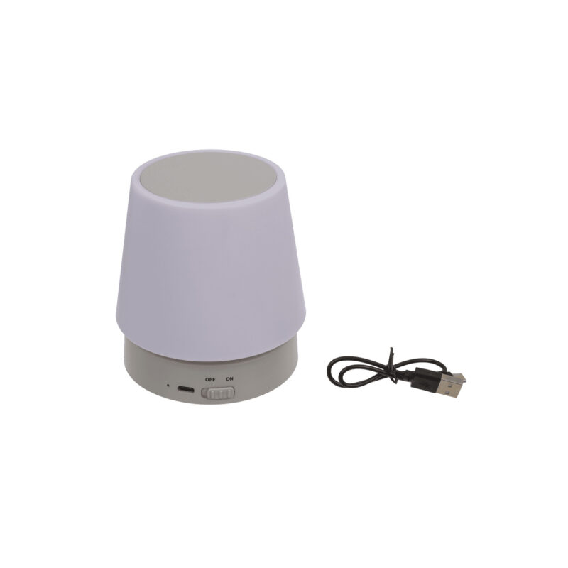 Akku Teleskop Tischleuchte LED dimmbar Touchsensor warmweiß ausziehbar Weiß – Bild 3