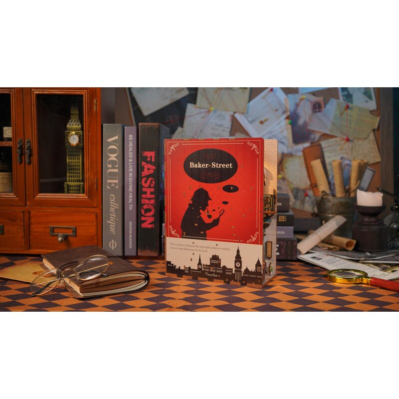 Baker Street 221B Sherlock Holmes Book Nook - Tonecheer TQ108 – Bild 7