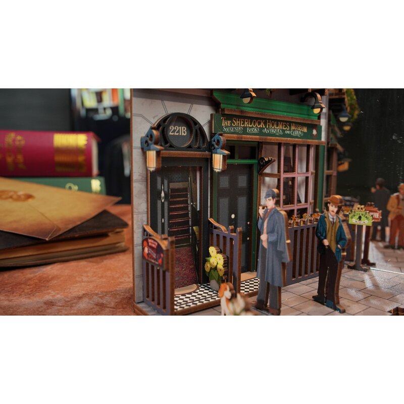 Baker Street 221B Sherlock Holmes Book Nook - Tonecheer TQ108 – Bild 8