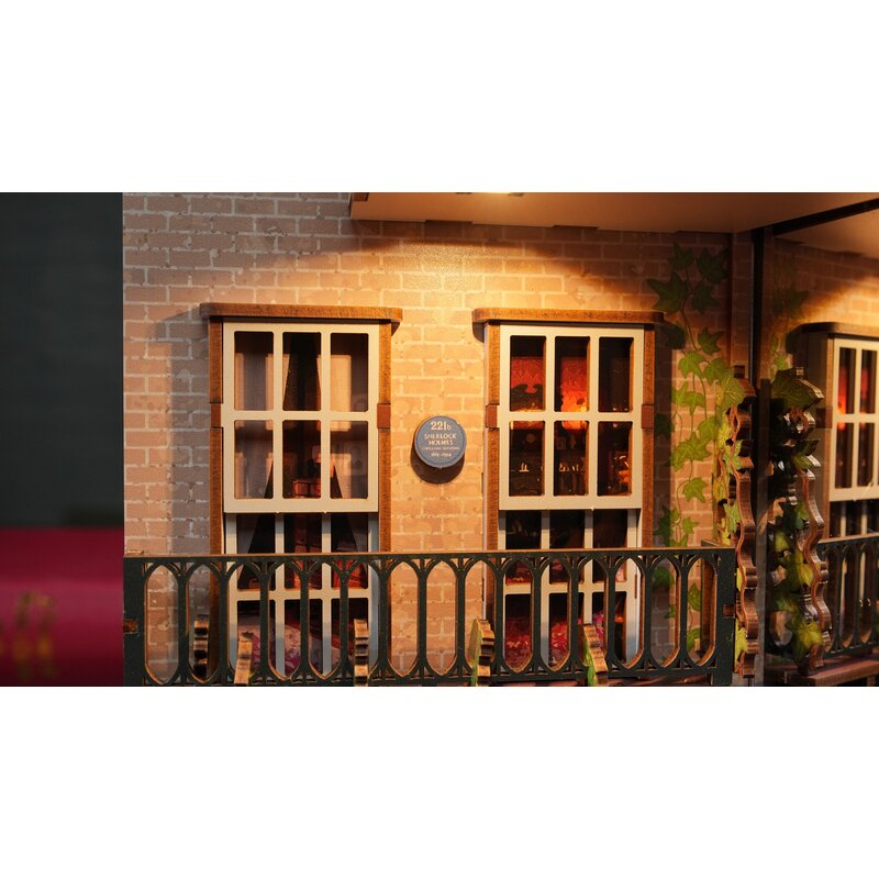 Baker Street 221B Sherlock Holmes Book Nook - Tonecheer TQ108 – Bild 9