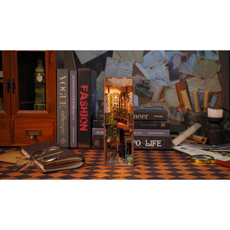 Baker Street 221B Sherlock Holmes Book Nook - Tonecheer TQ108 – Bild 11