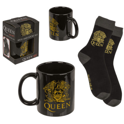 Geschenkset Queen Fan Box 1x Tasse und 1x Socken in Geschenkkarton