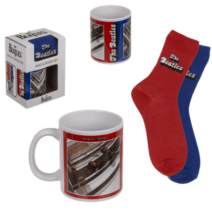 Geschenkset The Beatles Fan Box 1x Tasse und 1x Socken in Geschenkkarton