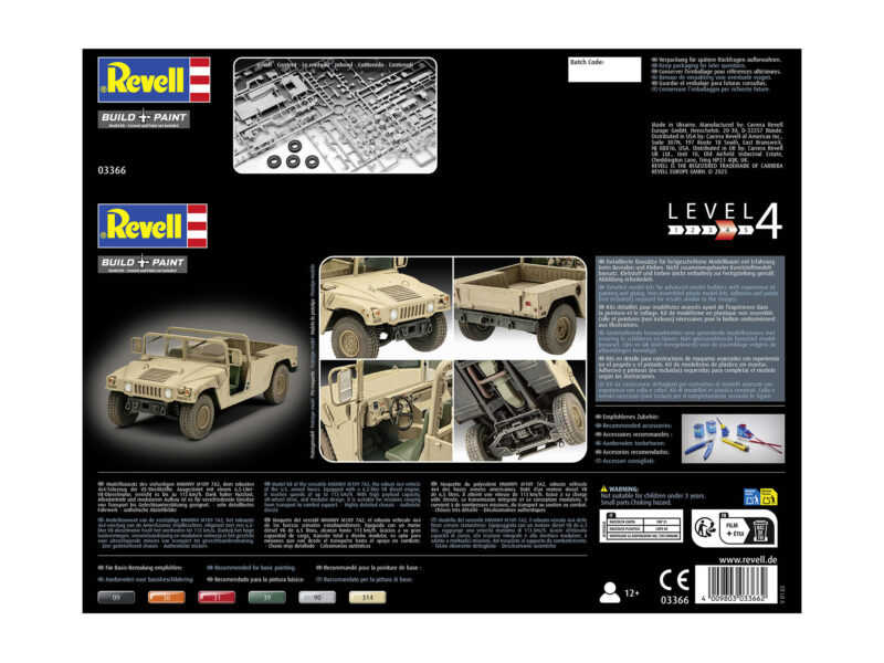 HMMWV Humvee M109 7A2 Bausatz 1:35 - Revell 03366 – Bild 10