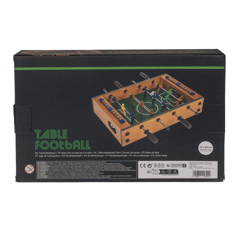 Mini Kicker Tischfußball ca. 33 x 21 cm mit 2 Bällen – Bild 3
