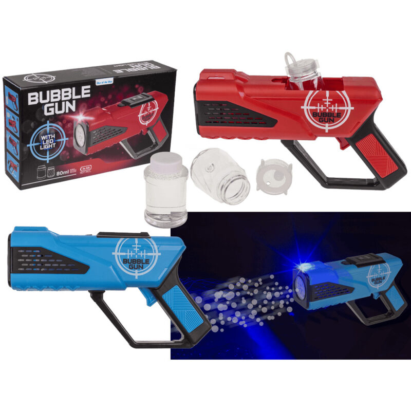 Seifenblasenpistole mit LED 25cm Batteriebetrieben