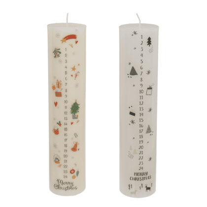 Stumpenkerze Adventskerze 1-24 Kerze für die Adventszeit