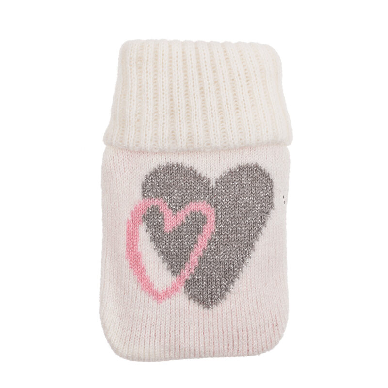 Taschenwärmer Wärmflasche mit Stricküberzug wiederverwendbar Handwärmer – Bild 2