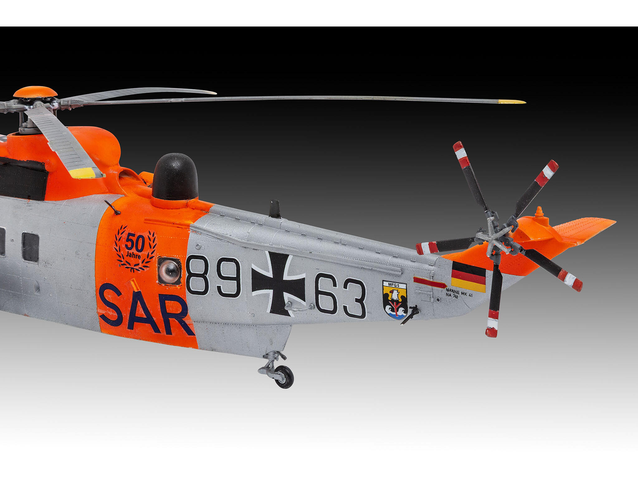 Westland Sea King Mk. 41/HU.5 1:72 Helikopter Bausatz Marine - Revell 03785 – Bild 5