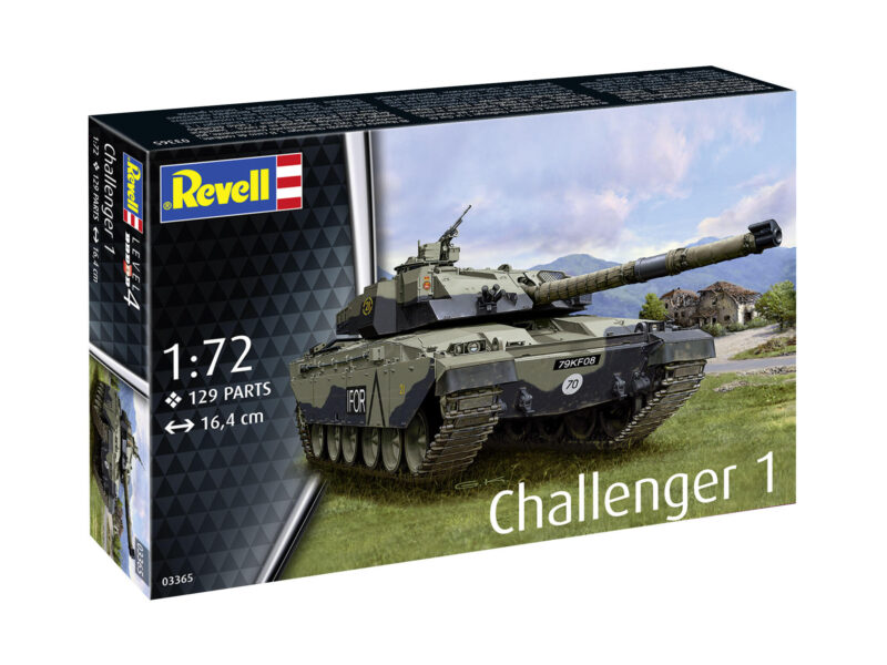 Challenger 1 Panzer Modell Bausatz 1:72 - Revell 03365 – Bild 3