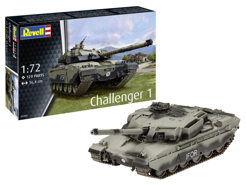 Challenger 1 Panzer Modell Bausatz 1:72 - Revell 03365