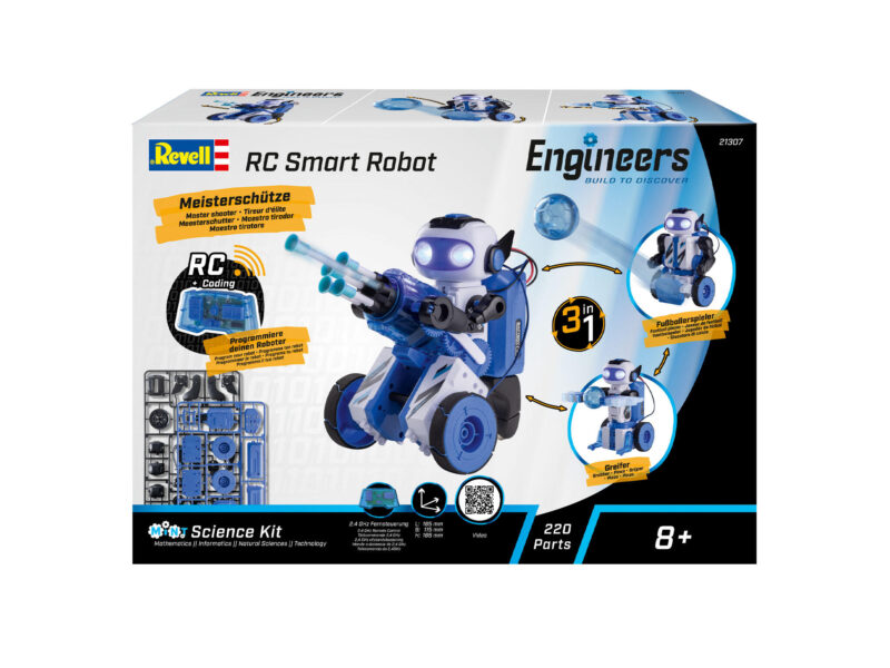 Ferngesteuerter Roboter RC Smart Robot 3in1 Bauen, Forschen, Entdecken - Revell Engineers 21307 – Bild 3