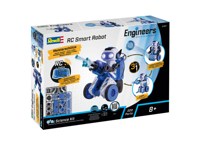 Ferngesteuerter Roboter RC Smart Robot 3in1 Bauen, Forschen, Entdecken - Revell Engineers 21307 – Bild 2