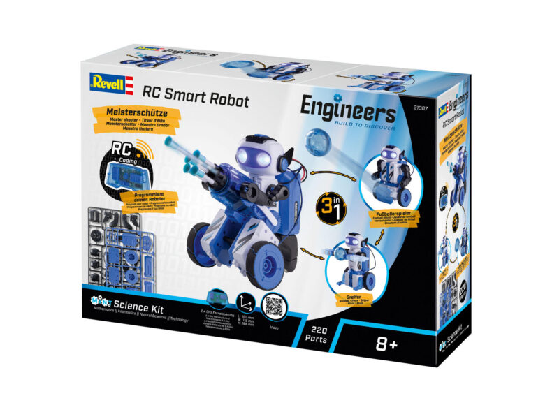 Ferngesteuerter Roboter RC Smart Robot 3in1 Bauen, Forschen, Entdecken - Revell Engineers 21307 – Bild 4