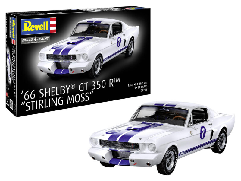 Ford Mustang 1966 Shelby GT 350 R "Stirling Moss" 1:24 - Revell 07736